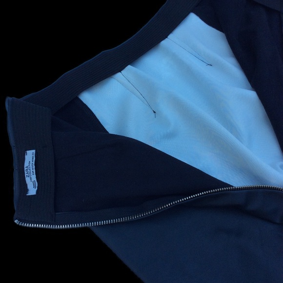 ZARA W&B Collec. Floral Faux Leather Pencil Skirt - Picture 8 of 8